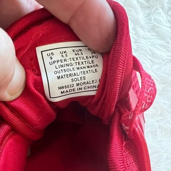 U.S. Polo Association Womens red casual sneaker shoes size 9 - Picture 5 of 6